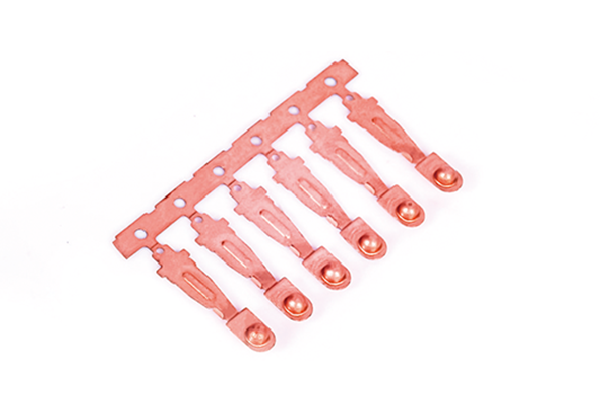 拉伸接触弹片端子